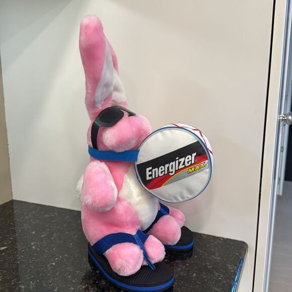 Energizer Bunny Plush Stuffed Animal Vintage Advertising 1995 Base Drum Rabbit. - Picture 3 of 12